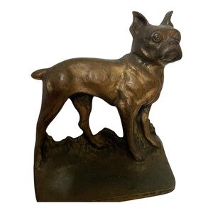 Vintage Boston Terrier Bookends
